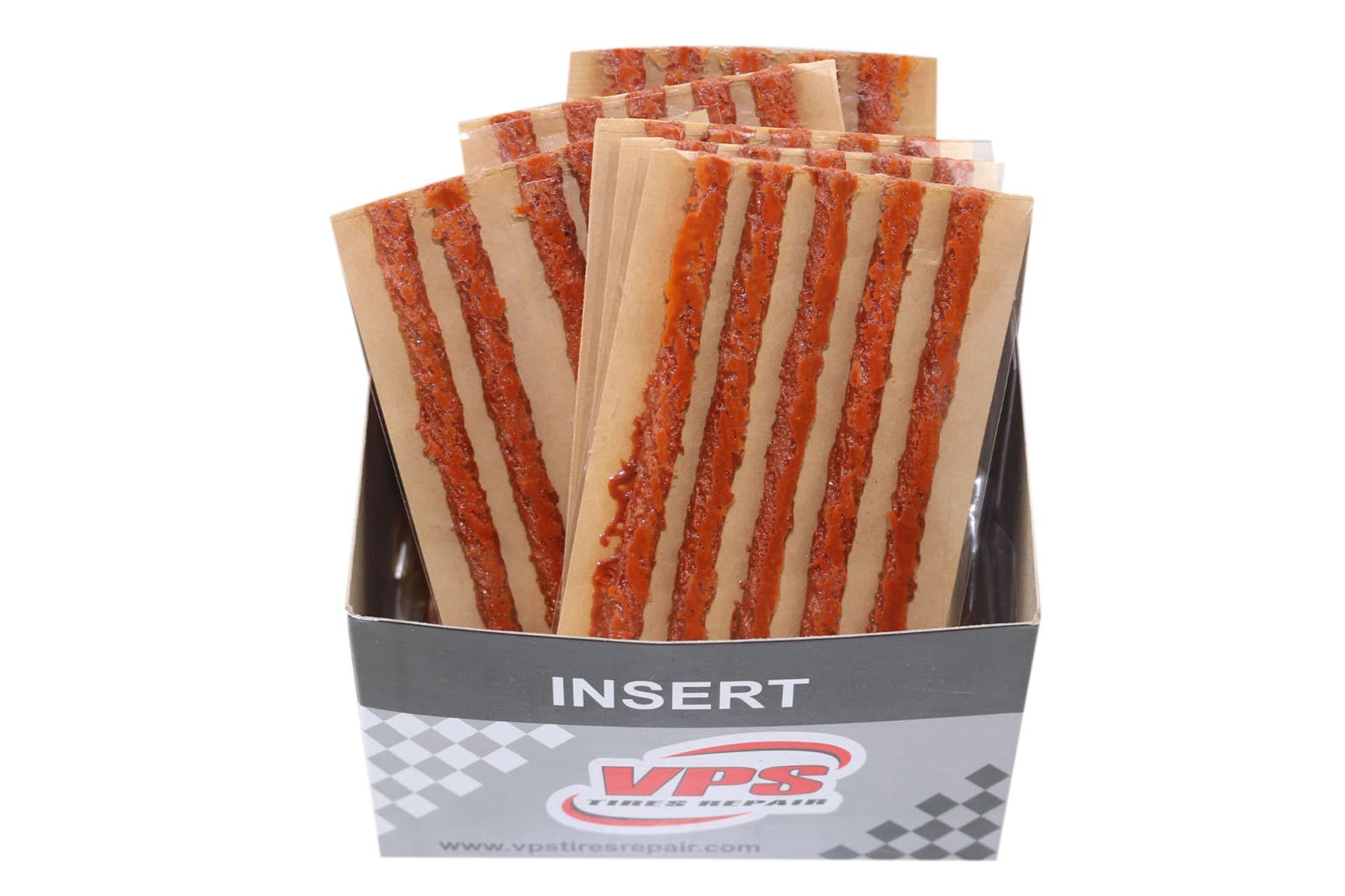 Комплект вулканизиращи фитили за поправка на гуми, 6мм х 200мм, Кафяв, 30 броя