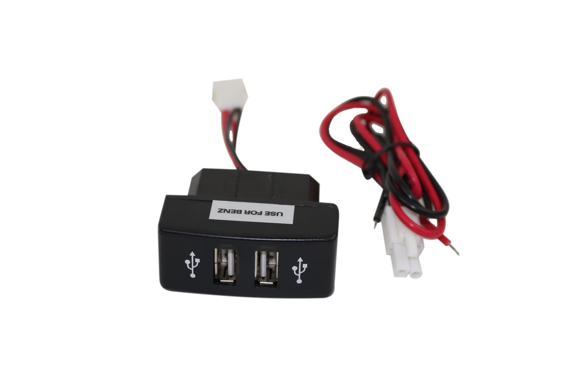 Двойно USB зарядно за вграждане за камион Mercedes Actros MP3 12V-24V