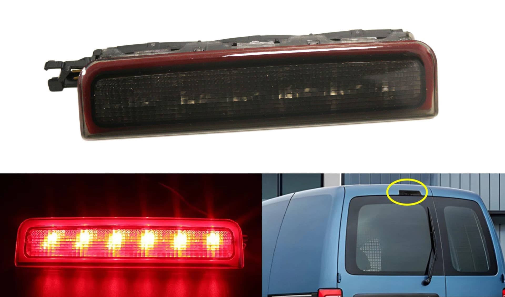 LED Трети стоп, задна светлина за VW VOLKSWAGEN Caddy 2003+ 2K0 945 087C