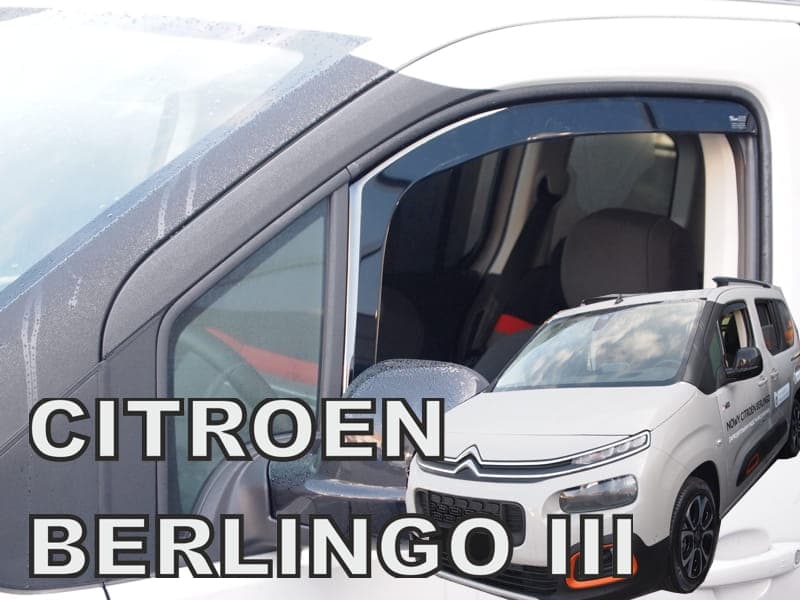 Ветробрани HEKO 2 броя предни за CITROEN Berlingo III 4/5 врати / PEUGEOT Partner III / PEUGEOT Rifter / OPEL Combo E 2018+ / FIAT Doblo III 2022+ / TOYOTA ProAce City 3 врати 2019+