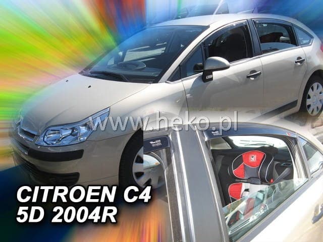 Ветробрани HEKO 4 броя предни и задни за CITROEN C4 I 5 врати 2004-2010