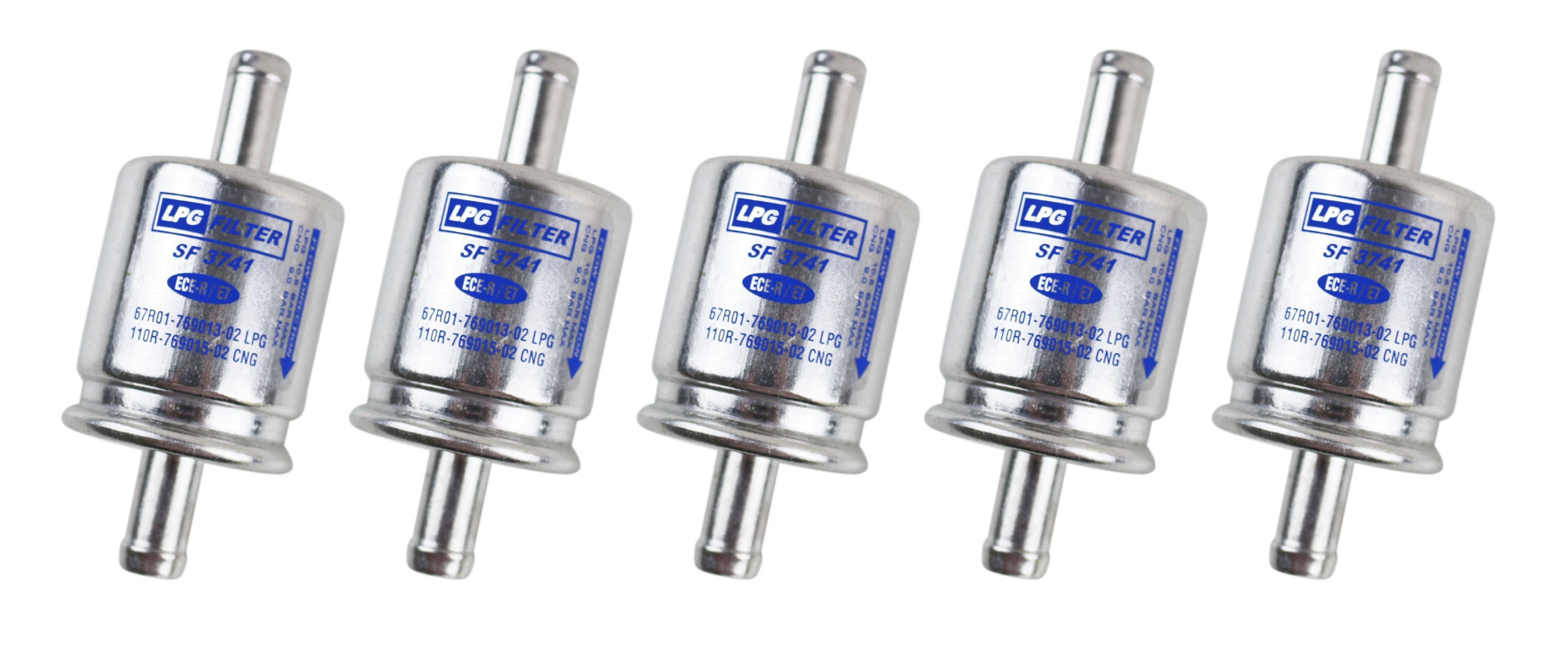 Универсален филтър за газ, Φ12мм, 5 броя