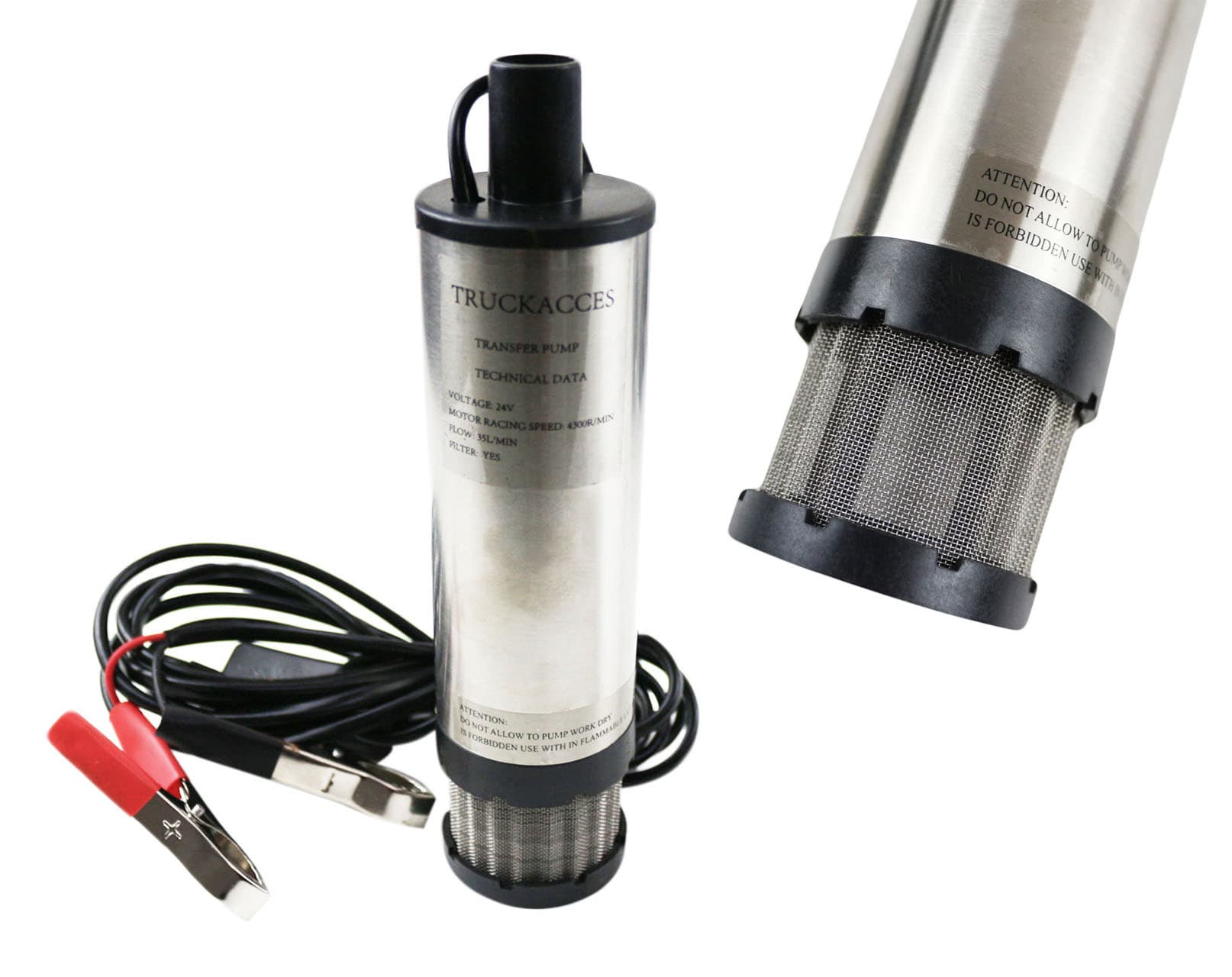Електрическа помпа за гориво 24V Ф50мм с филтър