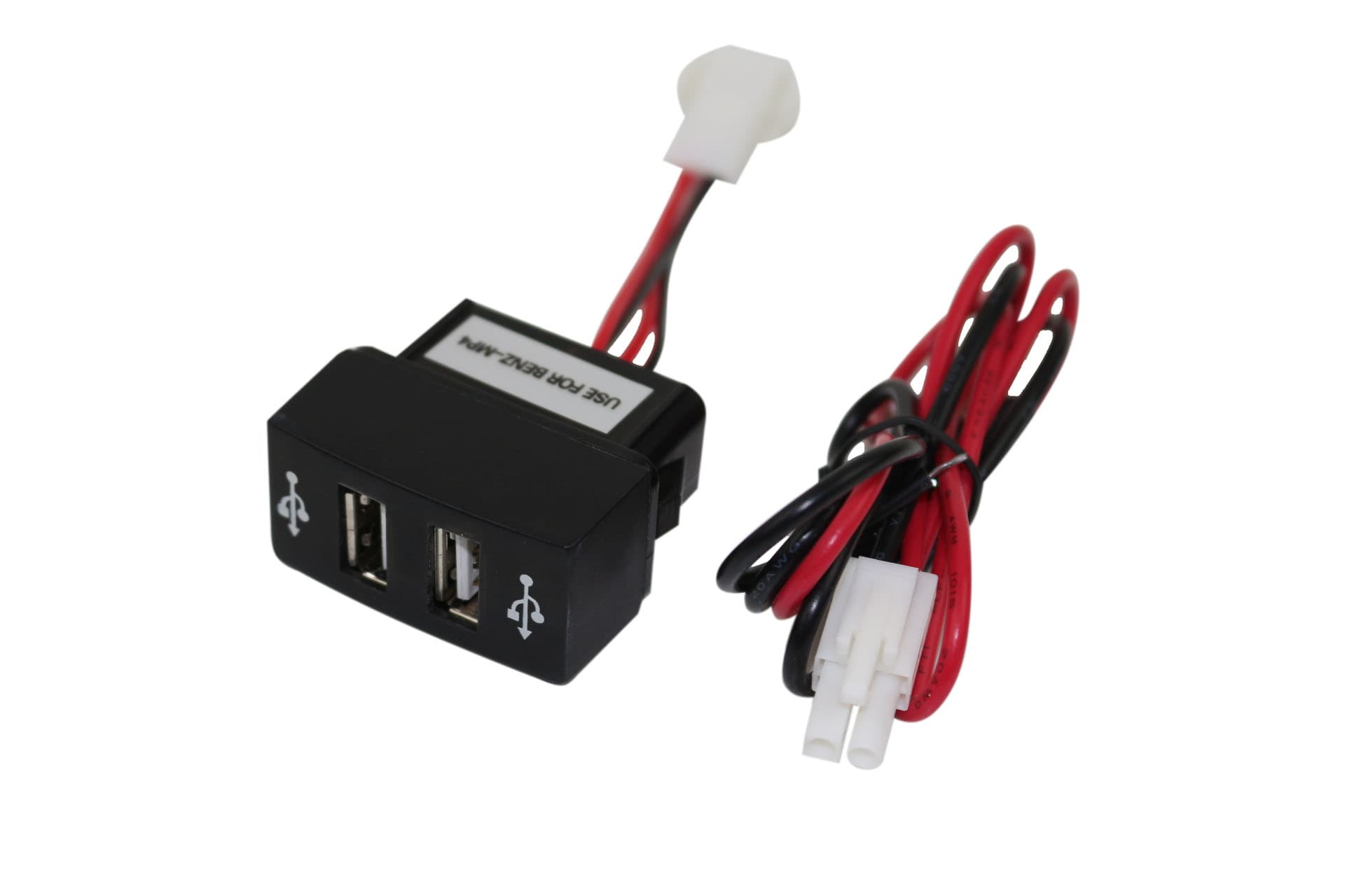 Двойно USB зарядно за вграждане за камион Mercedes Actros MP4 12V-24V