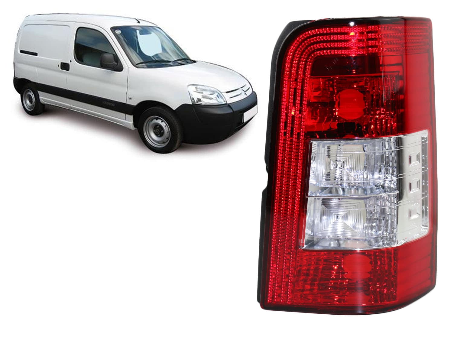 Стоп десен H за PEUGEOT Partner / CITROEN Berlingo 2005-2008 Е4-марк