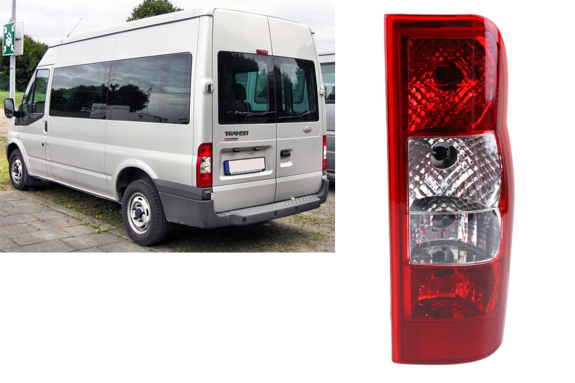 Стоп десен за FORD TRANSIT V347 2006-2013г. с платка