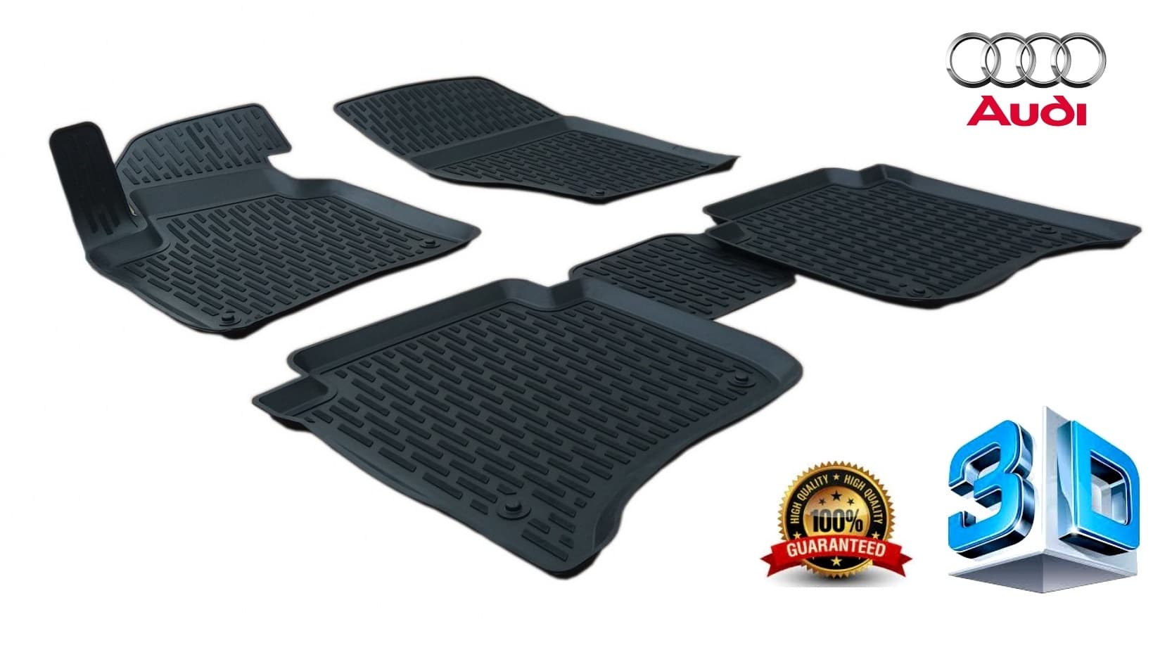 Гумени стелки Perflex 3D тип леген за Audi A3 8P 2004-2012г.