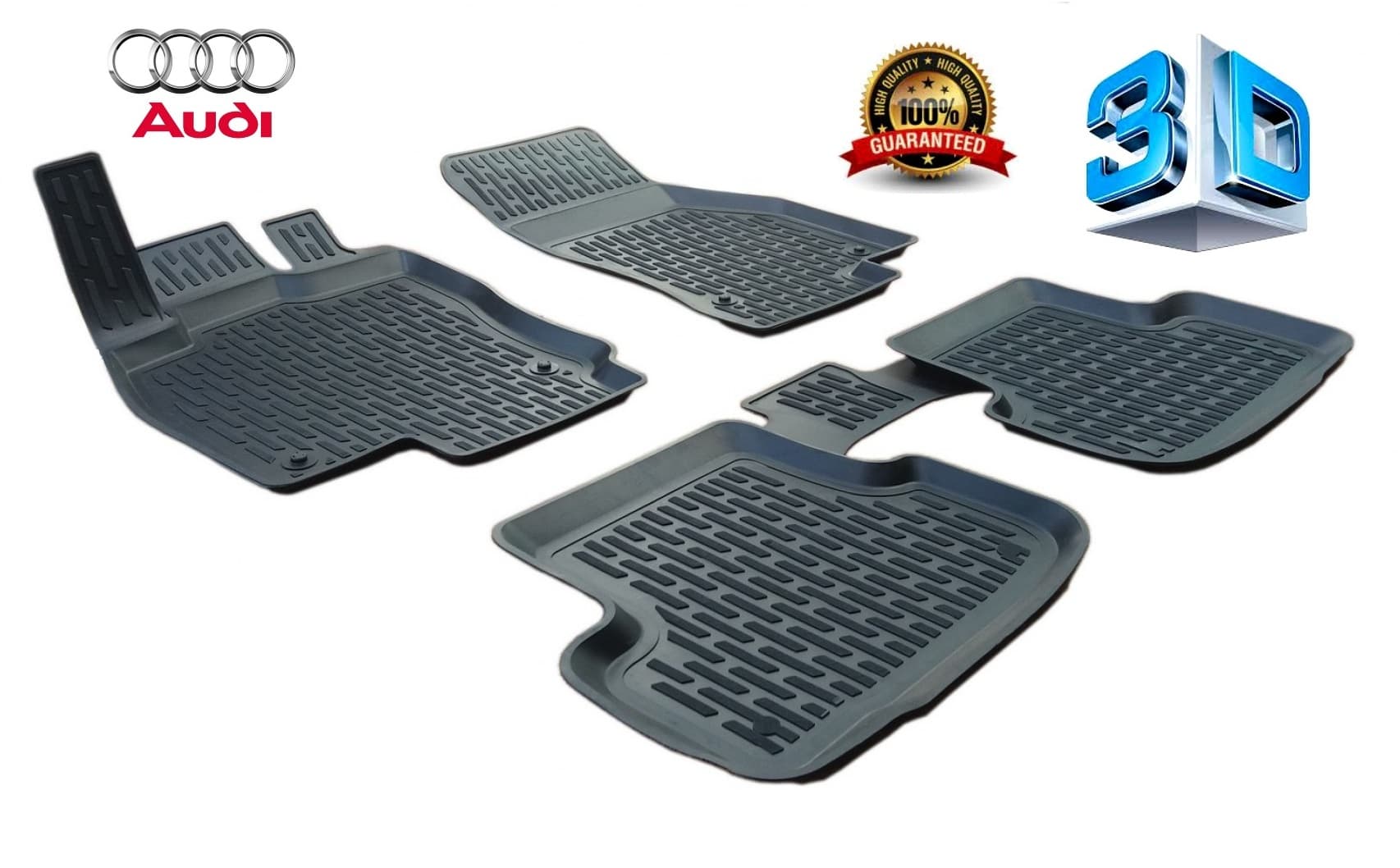 Гумени стелки Perflex 3D тип леген за Audi A3 8V 2013-2018г.