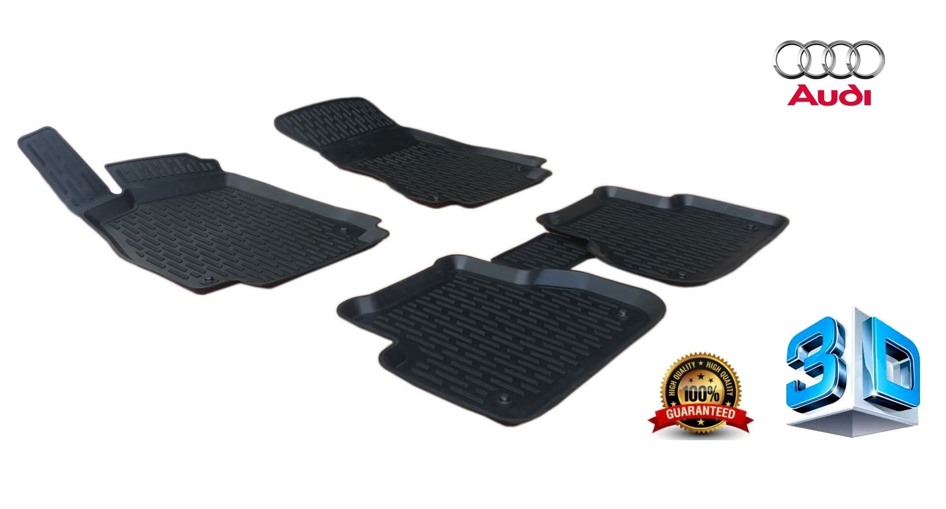 Гумени стелки Perflex 3D тип леген за Audi A4 B8 2008-2016г.