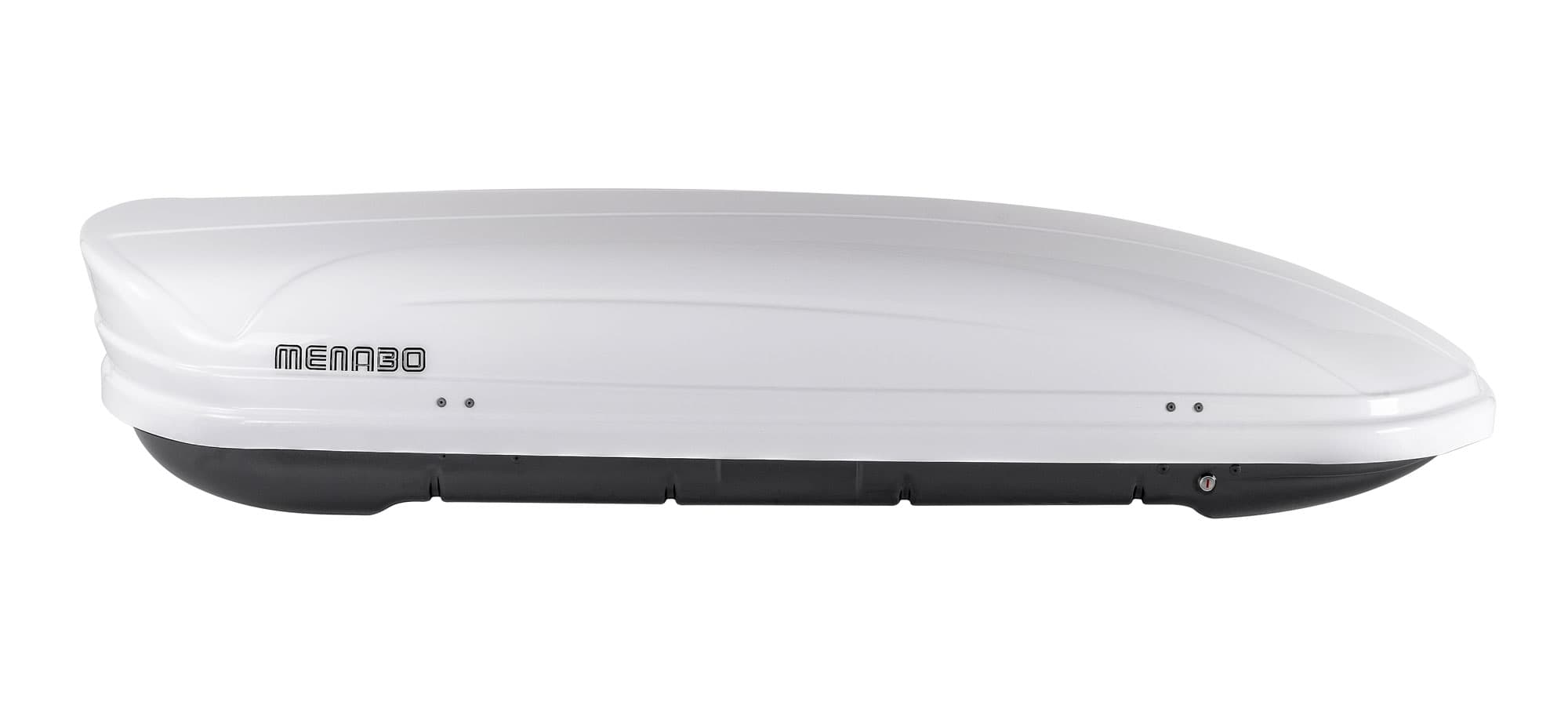 Автобокс багажник MENABO Mania 460л бял кутия за автомобил