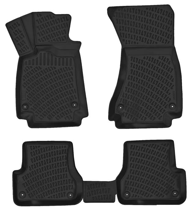 Гумени стелки Rizline 3D тип леген за AUDI A6 C7 2010 - 2018г.