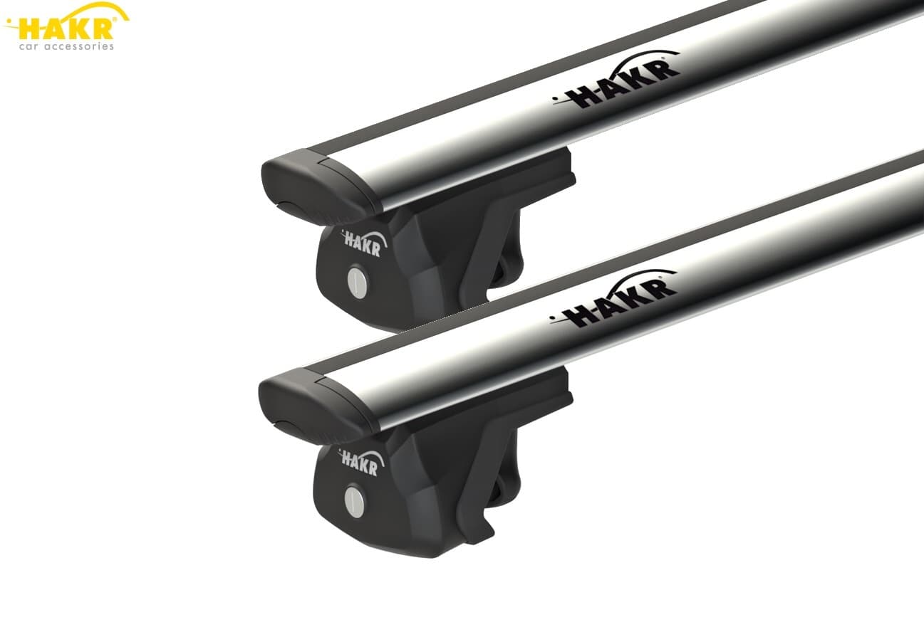 Алуминиеви греди багажник HAKR AERO Wing 120см за автомобили със стандартни надлъжни греди