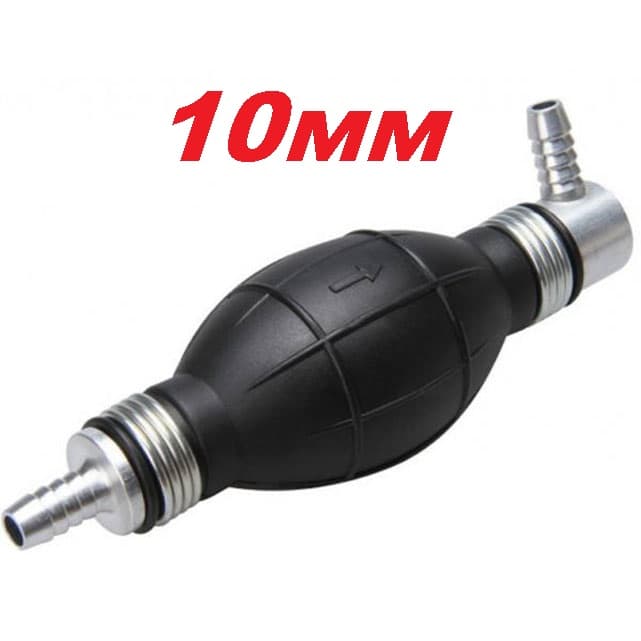 Ръчна помпа за подкачване на гориво - 10мм 90 градуса