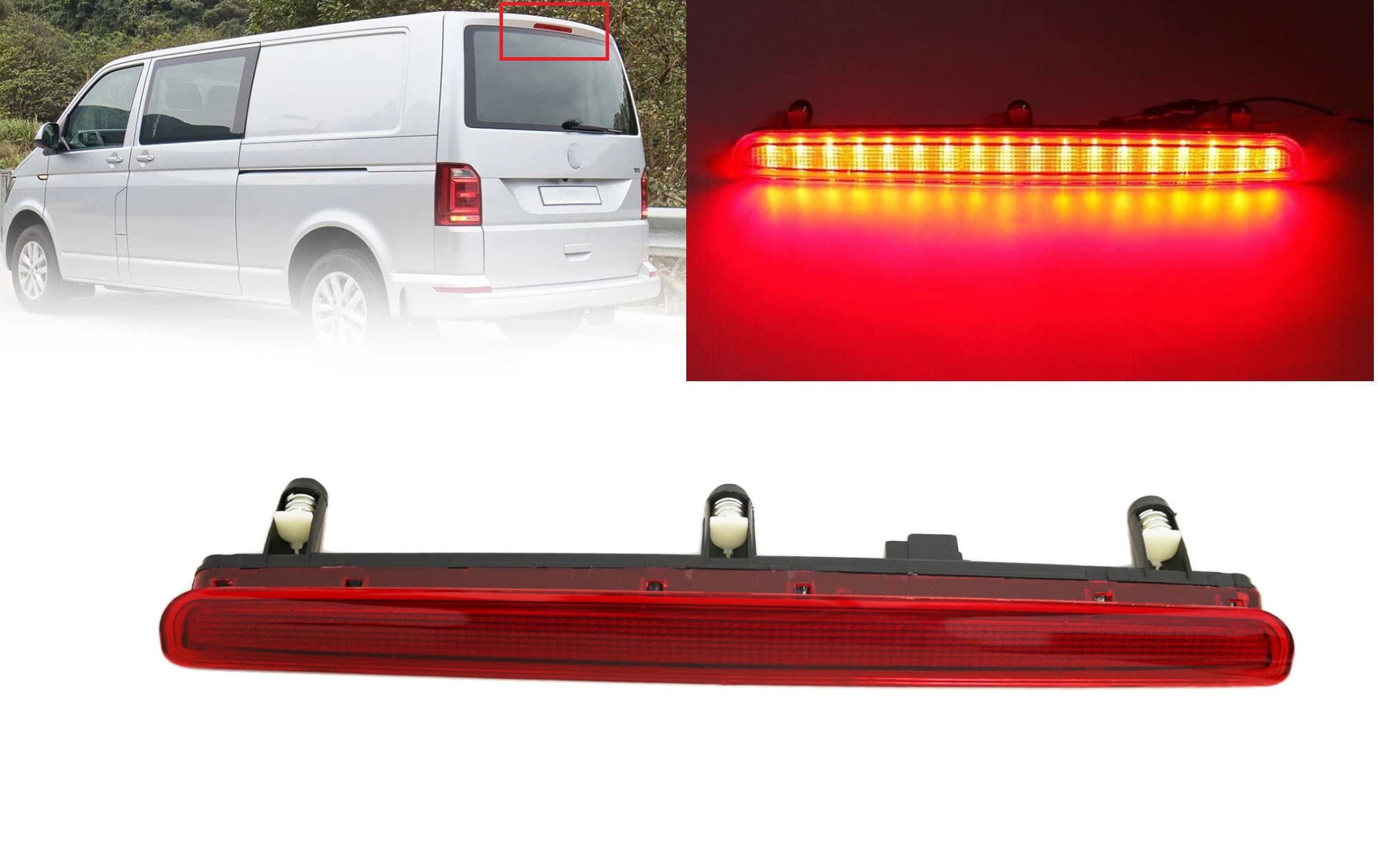 Трети стоп, задна светлина за VW VOLKSWAGEN MULTIVAN TRANSPORTER T5 2003-2015