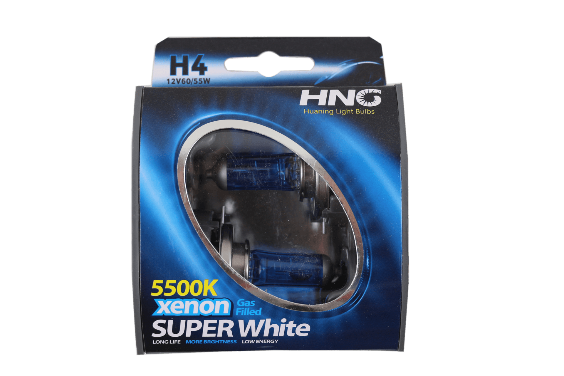 Халогенни крушки H4 HNG Xenon с Ксенон ефект 5500K 55W/60W 12V Комплект 2бр.