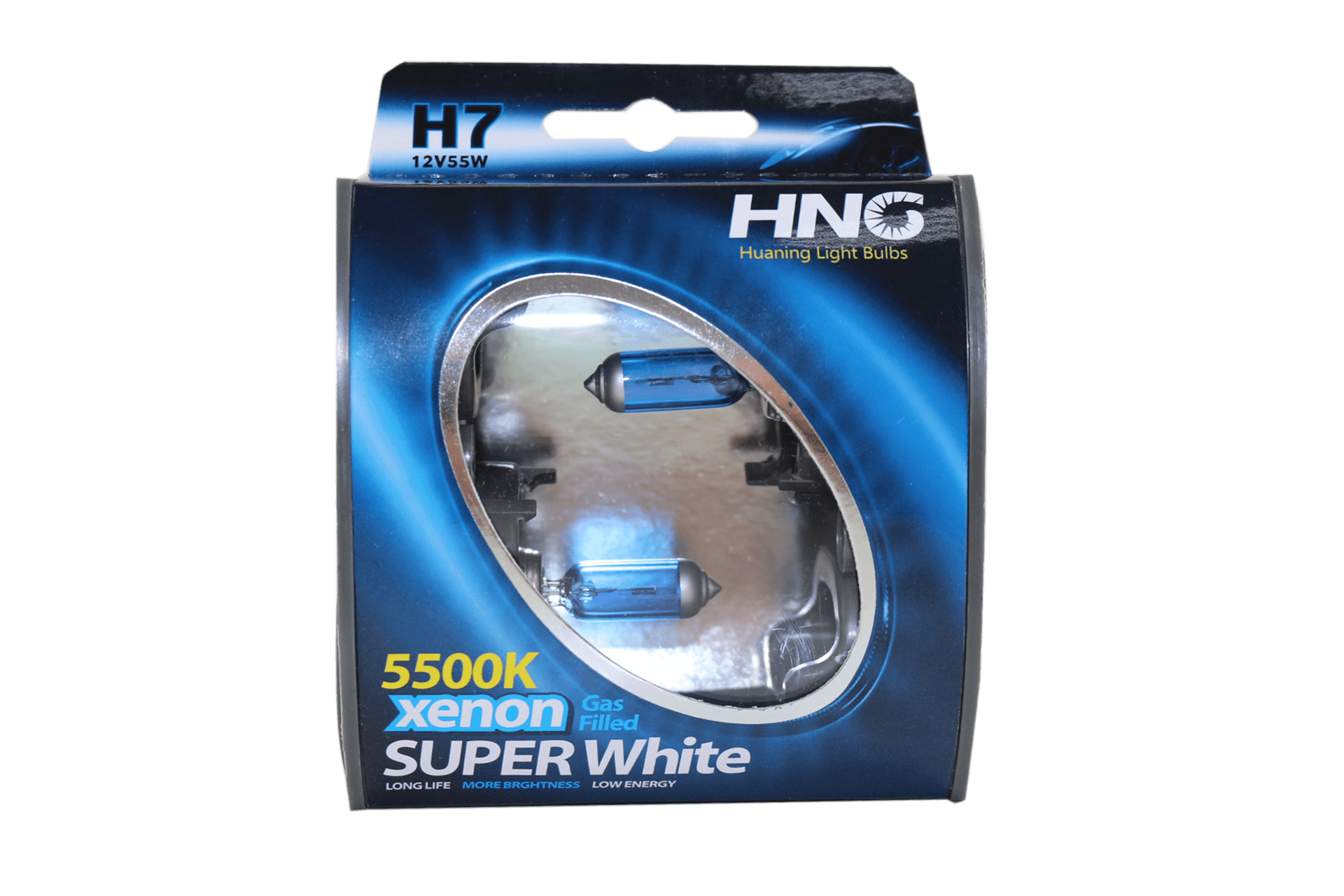 Халогенни крушки H7 HNG Xenon с Ксенон ефект 5500K 55W 12V Комплект 2бр.