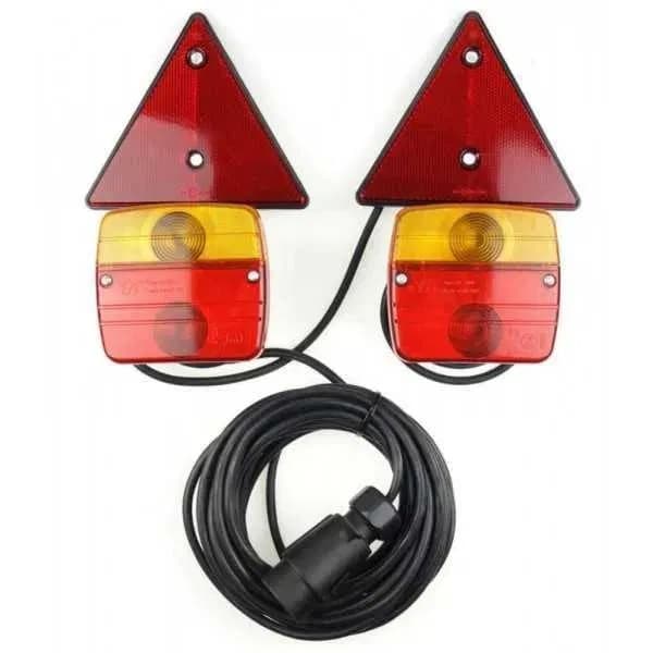 Триъгълни стопове с магнит за ремарке комплект 2бр.